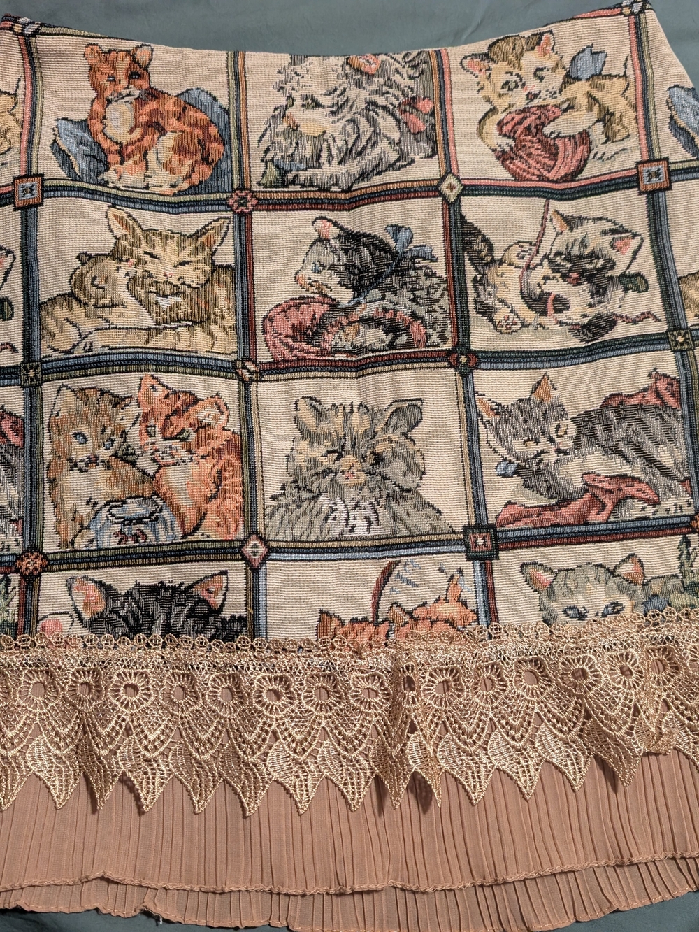 Cider Cat Tapestry Skirt